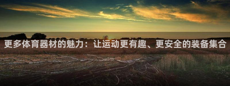 意昂5(KGAME)娱乐平台：更多体育器材的魅力：让运动更有